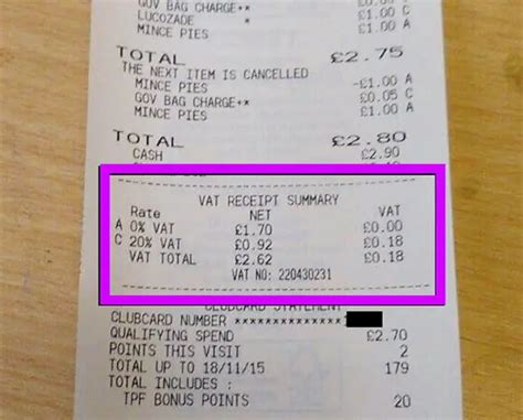 Tesco Vat Receipt Faqs What To Know For Accounting
