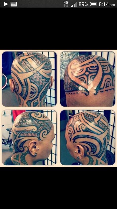 tatted head tribal tattoos polynesian tattoo tattoos