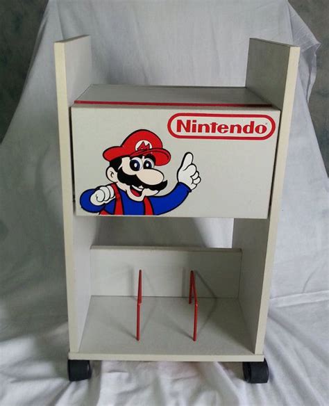 Nintendo Nes Storage Game Cabinet 80s Rare By