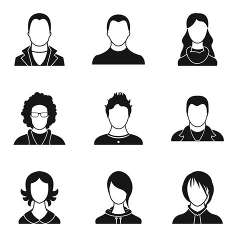 Vector Set Of People Icons — Stock Vector © Marbom 123806076