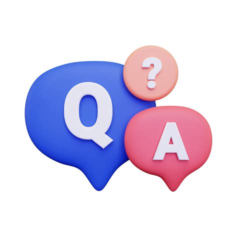3d Question And Answer Icon 10872277 Png
