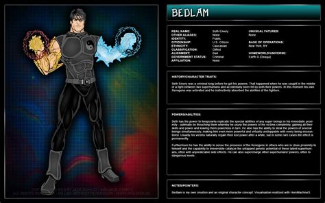 Bedlam By Madjack S On Deviantart Comic Heroes Superhero Characters