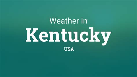 Weather In Kentucky United States