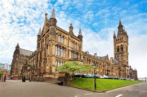 University Of Glasgow Main Building Scotland Stock Photo Image Of