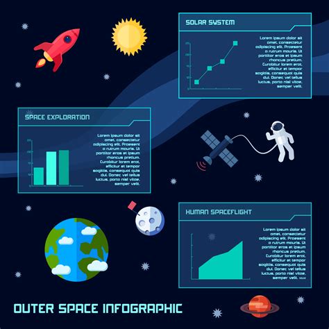 Space Infographic Set 429330 Vector Art At Vecteezy