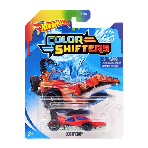 Original hot wheels car toys for children hotwheels toys car model diecast 1/64 kids toys for boy limited edition japan history. Hot Wheels 1:64 Color Shifters - Scorpedo at Toys R Us
