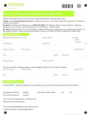 * free delivery * custom compounding *custom meication packaging. Humana Prescriptions For Pharmacy Fax Number - PharmacyWalls