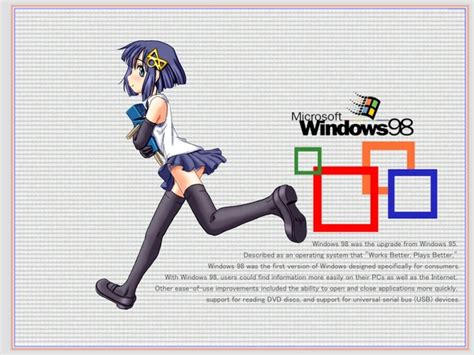 Free Download 98 Microsoft Windows Windows 98 Ostan Anime Girls
