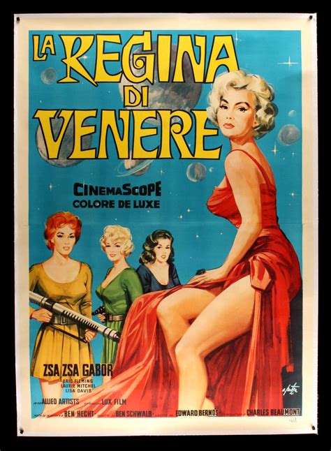 Queen Of Outer Space Cinemasterpieces Zsa Zsa Gabor Italian Movie