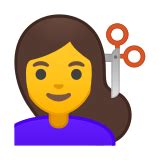 Maybe you would like to learn more about one of these? Haircut Emoji / Person Getting Haircut Emoji Meaning ...