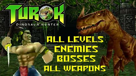 🦖 Turok Dinosaur Hunter Remastered All Weapons Bosses Enemies