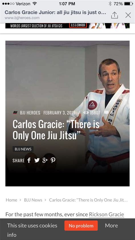 Well Said By Carlos Gracie Jr Thanks To Him And Our Lineage Side We