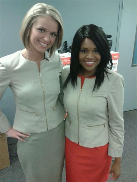 Seeing Double Anchor Elizabeth Noreika And Reporter Taisha Walker Have Style Same Jacket Same