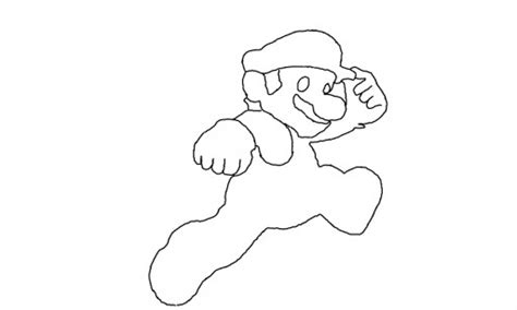 Colors Live Mario Outline By Tophatdude