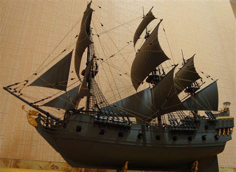 “black Pearl” Pirate Tall Ship Model In Scale 172 Model Kits Cars