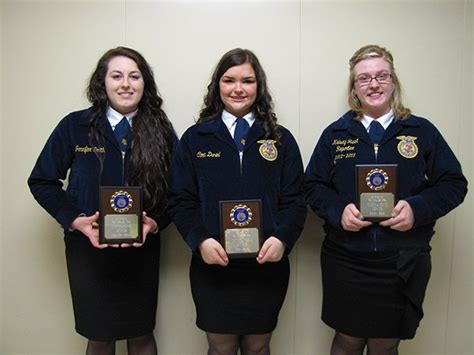 rg drage ffa holds successful banquet ohio ag net ohio s country journal