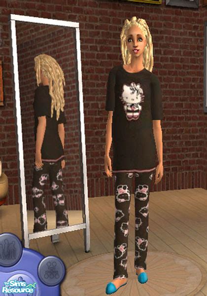 The Sims Resource Hello Kitty Pjs