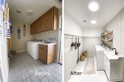 Before And After Laundry Room Makeover