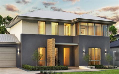 The Best Two Storey Homes For Your Lifestyle | In-Vogue How to build a easy small modern house!