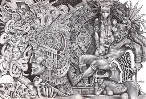 Check spelling or type a new query. Aztec Dream by Mouse Lopez Mexican Indians Black White ...