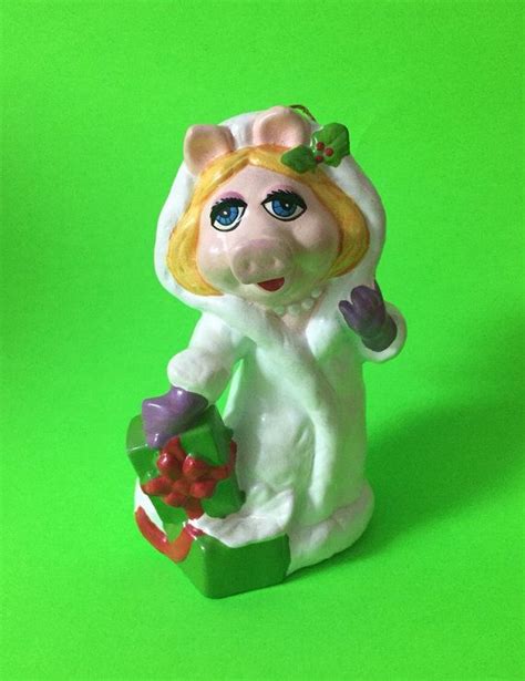 Christmas Miss Piggy Muppets Ornament Etsy Christmas Ornaments