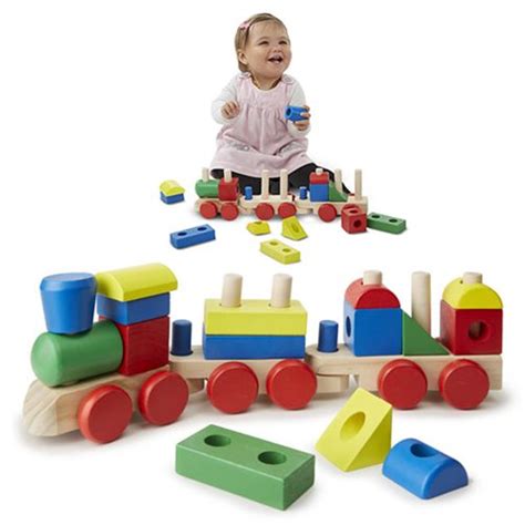 Melissa And Doug Stacking Train Toy Entertainment Earth