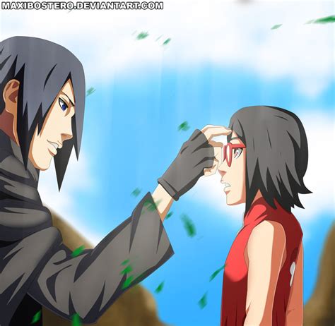 Sasuke Sarada Until We Meet Again Naruto Shippuuden Photo Fanpop