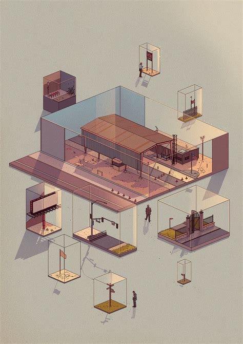 Doug John Millers Intricate Architectural Illustrations Architecture