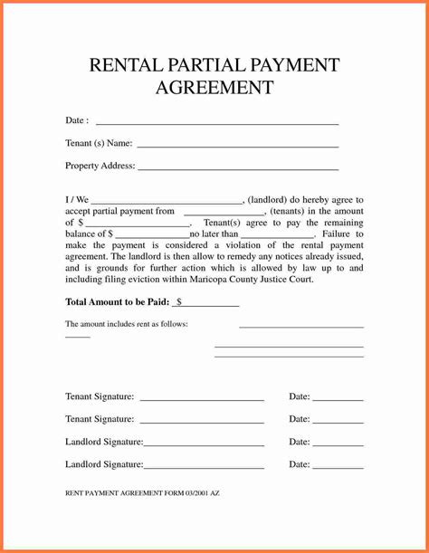 payment agreement template marital settlements