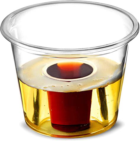 Disposable Plastic Jager Bomb Shot Cups 25ml60ml
