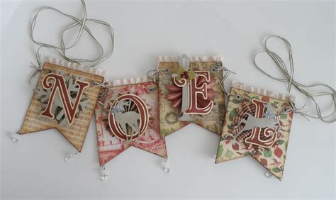 Noel Banner Christmas Crafty Christmas Card Crafts Holiday Crafts