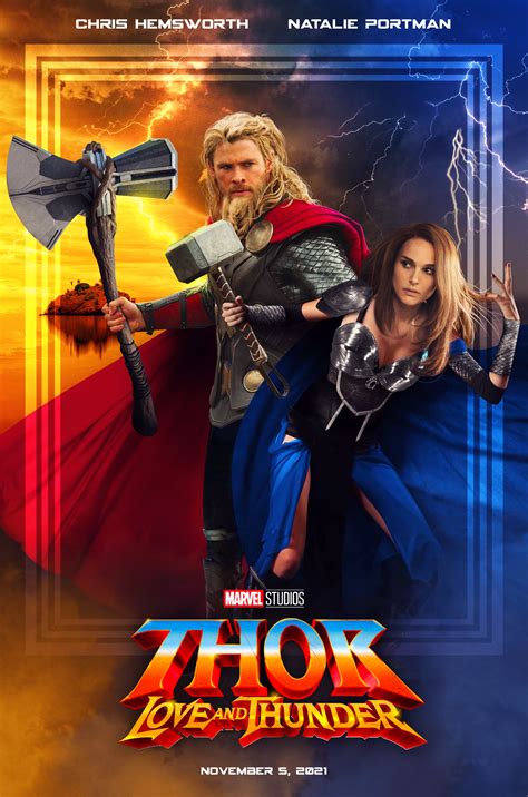 Thor Love And Thunder Character Posters Thor Love And Thunder Cast