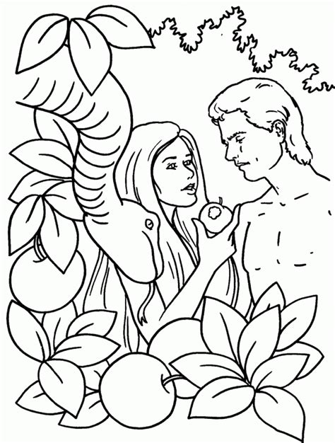 Garden Of Eden Coloring Pages Coloring Home