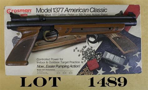Crosman Model 1377 American Classic Single Shot Pellet Gun 177 Cal