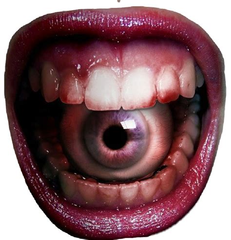 Lips Eye Horror Freetoedit Lips Eye Sticker By Danid04nk