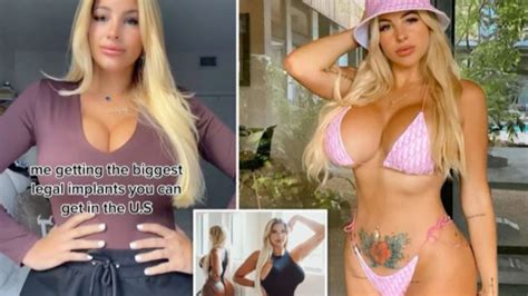 Woman Who Had Boob Jobs Claims To Have Biggest Breasts In The US News Com Au Australias
