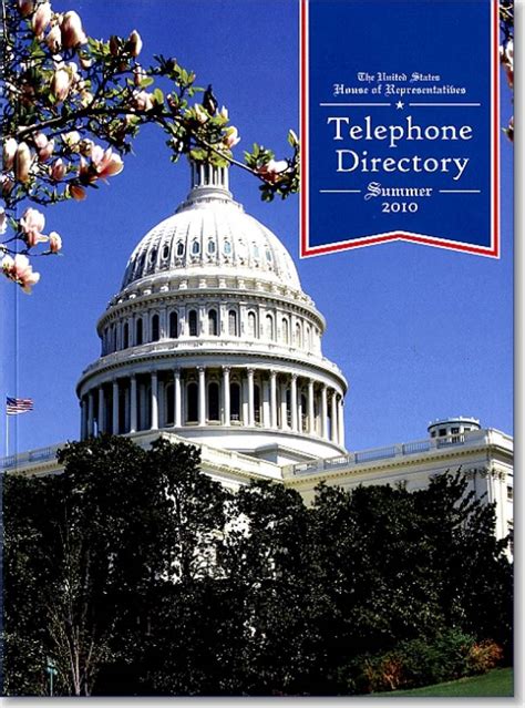 United States House Of Representatives Telephone Directory