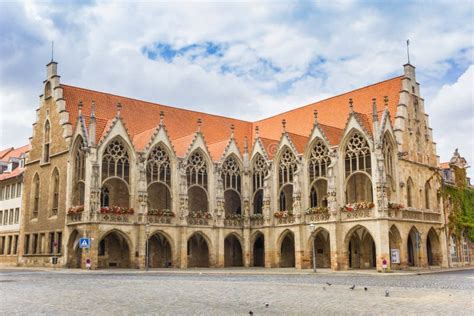 Historic Old Town Hall On The Central Square Of Braunschweig Stock Image Image Of Travel