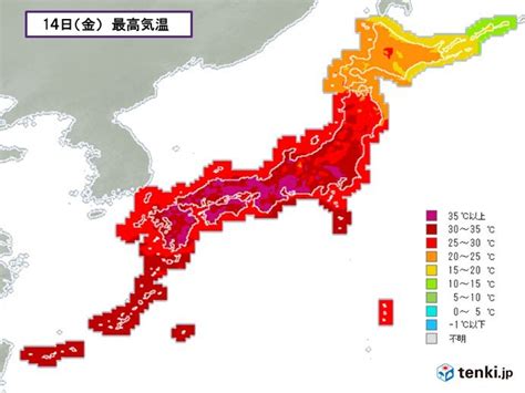 14日 猛暑のお盆 熱中症に警戒 北日本は天気下り坂気象予報士 青山 亜紀子 2020年08月14日 日本気象協会 Tenkijp