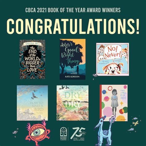 Cbca Announcing The 2021 Cbca Book Of The Year Awards