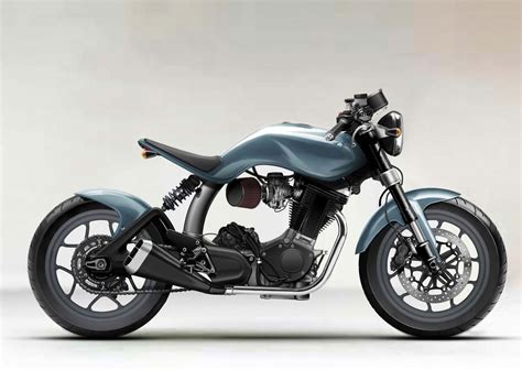 Artist Impression Of A Mac Motorcycles Ellis Pitts Ruby Single