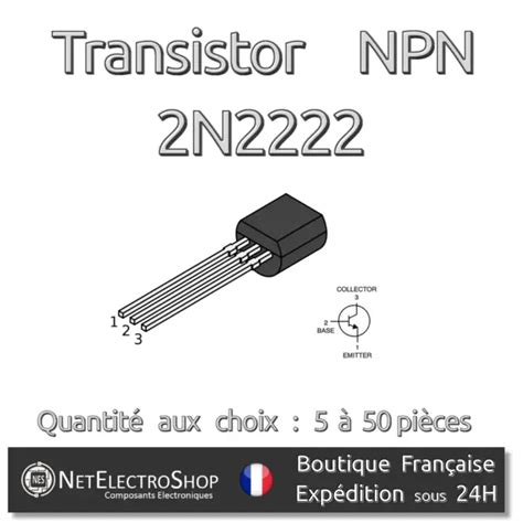Transistors Npn 2n2222 2n2222a 40v 600ma To 92 Arduino