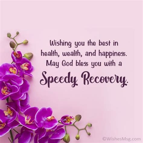 Speedy Recovery Wishes Messages And Quotes Wishesmsg