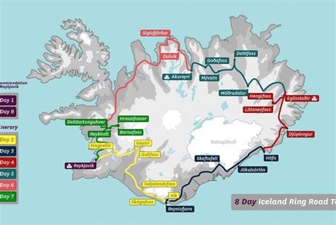 8 Day Ring Road Tour Package Iceland Ring Road Iceland Tour Packages