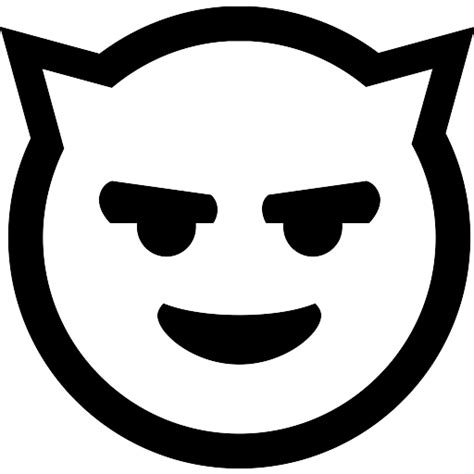 Emo Evil Icon Vector