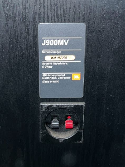 2 Jbl J900mv Tower Floor Speaker System 3 Way 6 Woofers Tested