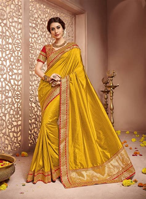Yellow Saree For Wedding 20 Mesmerizing Yellow Sarees To Make You