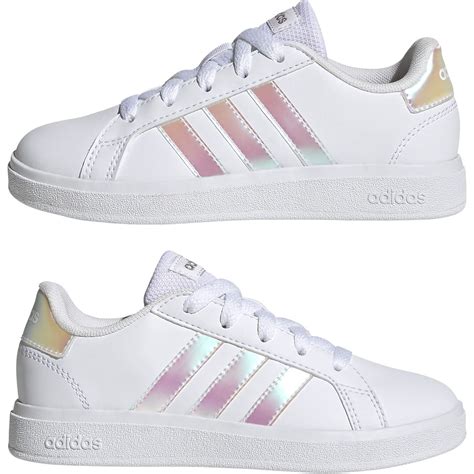 Adidas Girls Grand Court Trainers Low Trainers