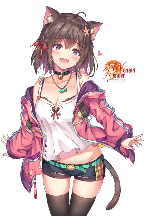 Neko Girl Anime Render By Nanavichan On Deviantart