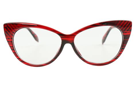 Beison Vintage Cateye Optical Eyeglasses Frame Plain Glasses Clear Lens